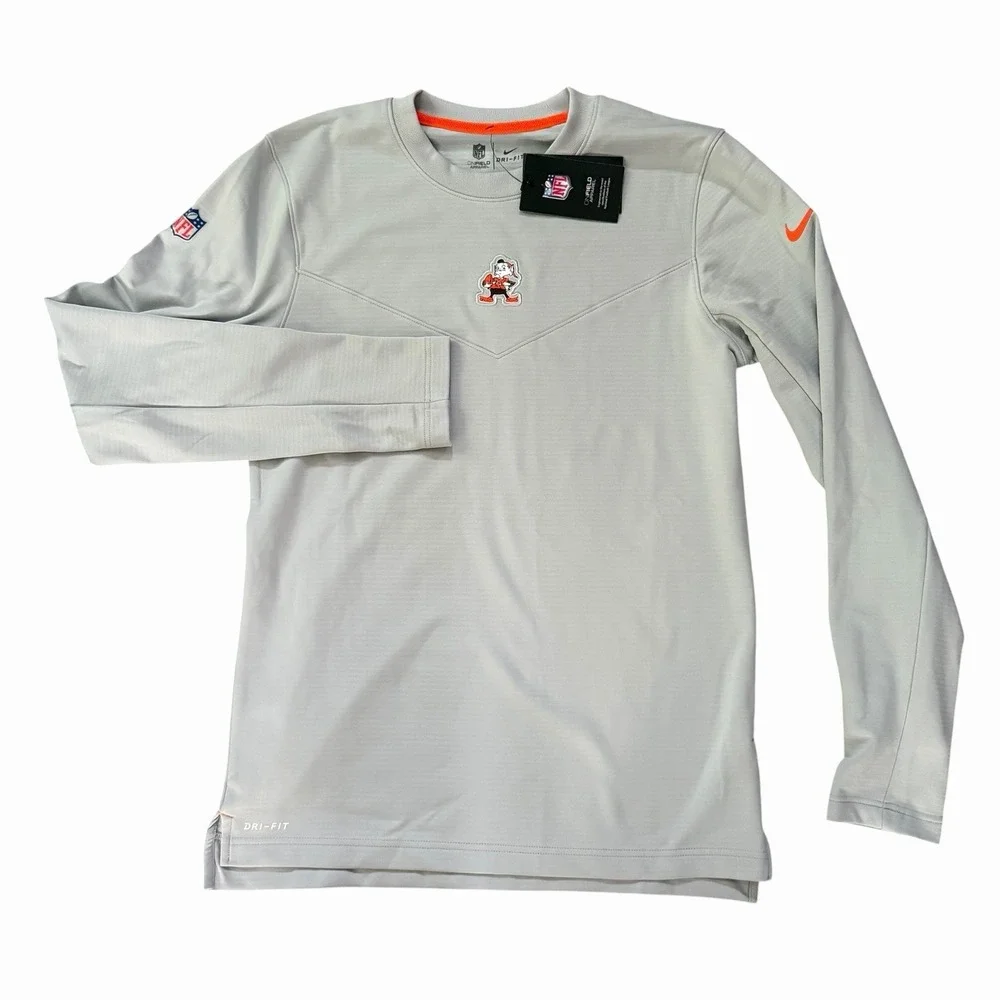 Nike Cleveland Browns‎ NFL Sideline Small L/S Shirt On Field Dri-fit Performance